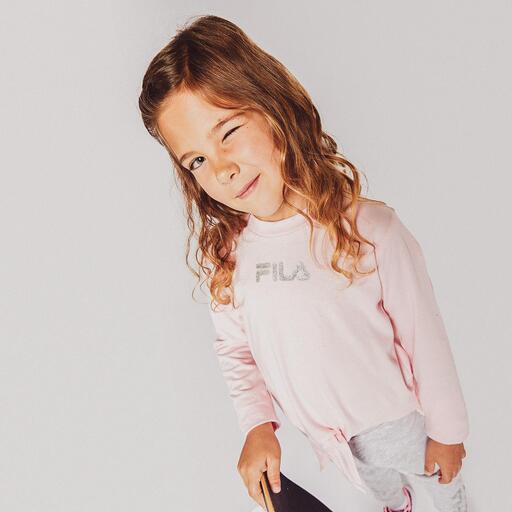 Fila Kiara - Rosa - Camiseta Manga Larga Ni?�a | Sprinter