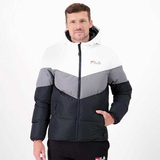 Fila Sabatino Blanco Parka Acolchada Hombre Sprinter