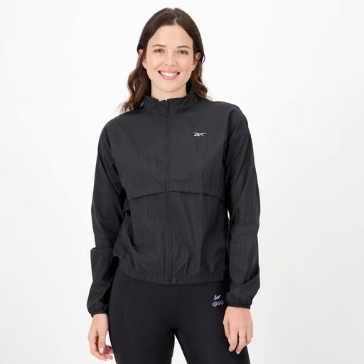 Cortaviento Reebok Negro Cortaviento Running Mujer Sprinter