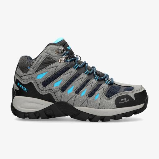 Hi Tec Corzo Mid WP Gris Botas Monta a Mujer Sprinter