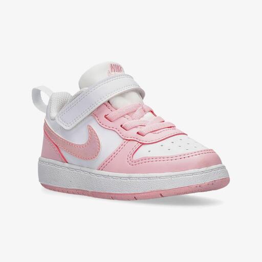 Nike Court Borough Low Recraft Blanco Zapatillas Velcro Niña Sprinter