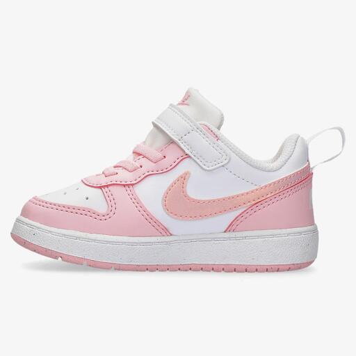 Nike Court Borough Low Recraft Blanco Zapatillas Velcro Niña Sprinter
