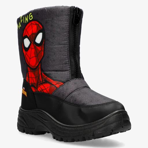 Apreski Spiderman Negro Botas Nieve Ni o Sprinter