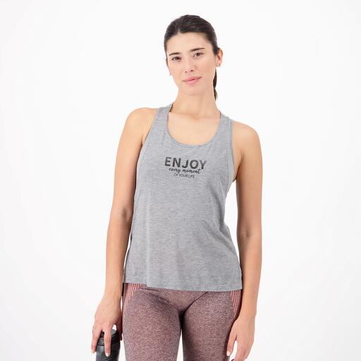 Doone Supportive 2 - Gris - Camiseta Fitness Mujer, Sprinter