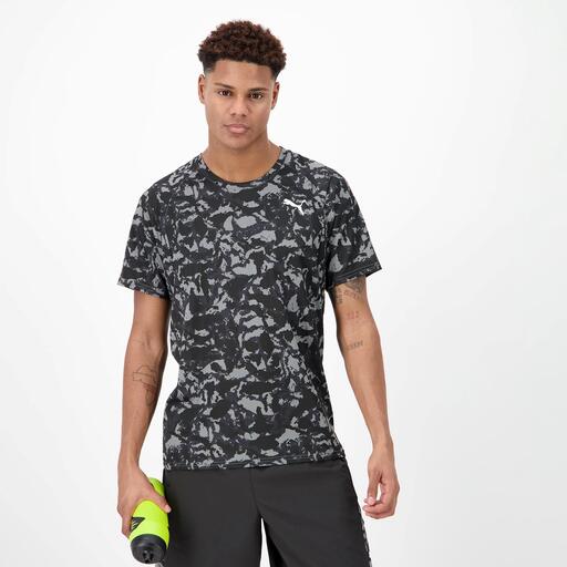 Camiseta Puma Negro Camiseta Running Hombre Sprinter Sprinter