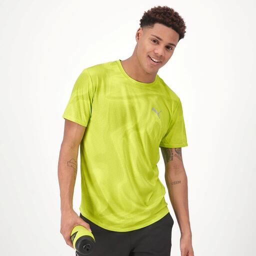 Camiseta Puma Amarillo Camiseta Running Hombre Sprinter