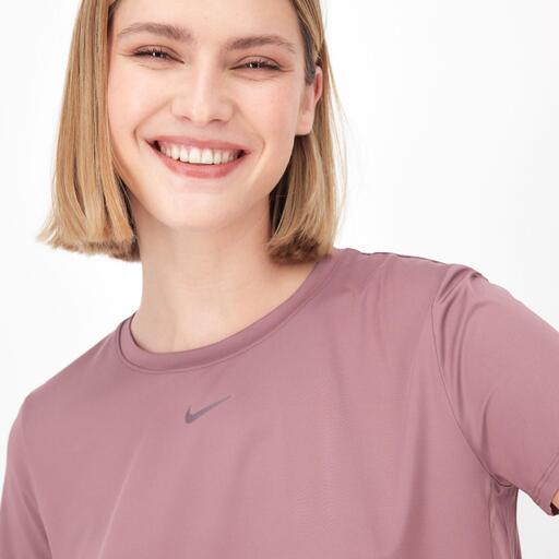 Nike One Malva Camiseta Fitness Mujer Sprinter Sprinter