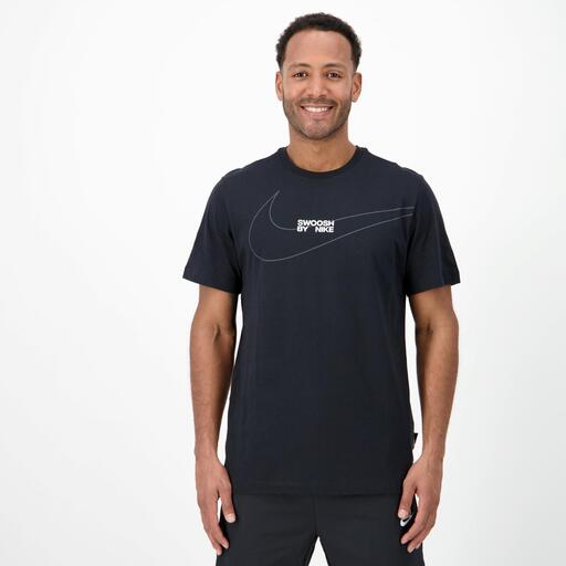 Nike Big Swoosh Negro Camiseta Hombre Sprinter Sprinter