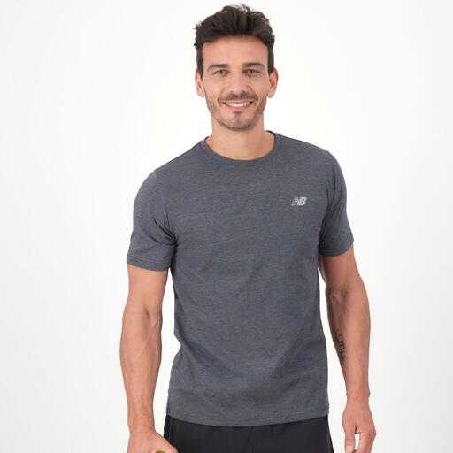 New Balance Performance Negro Camiseta Running Hombre