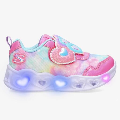 Skechers Heart Rosa Zapatillas Luces Ni a Sprinter Sprinter