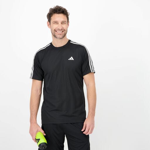 adidas TR Essentials Base 3 Negro Camiseta Running Hombre