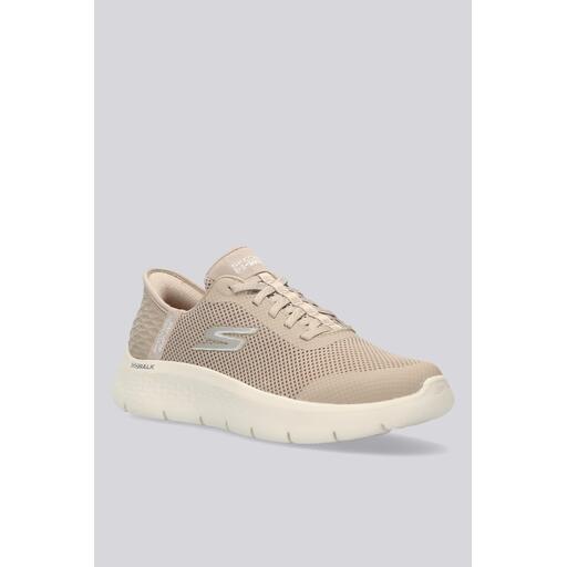 Walking Shoes Skechers Go Flex Walk Hombre Beige Skechers Go Walk
