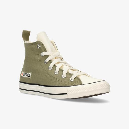 Converse haute kaki femme hot sale