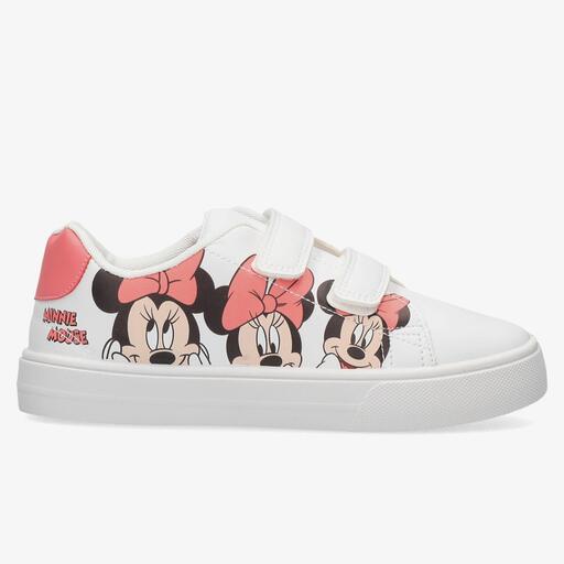 Zapatillas Minnie Blanco Zapatillas Velcro Ni a Disney