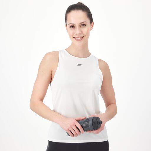 Camiseta Reebok Blanco Camiseta Running Mujer Sprinter