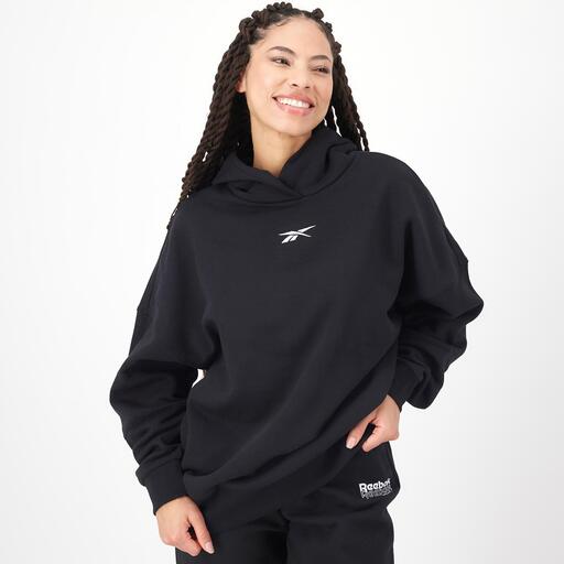 Sudadera reebok negro hotsell