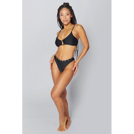 Braguita Bikini Fila Negro Braguita Brasileña Mujer Sprinter