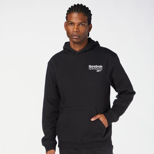 Sudadera reebok on sale hombre negro