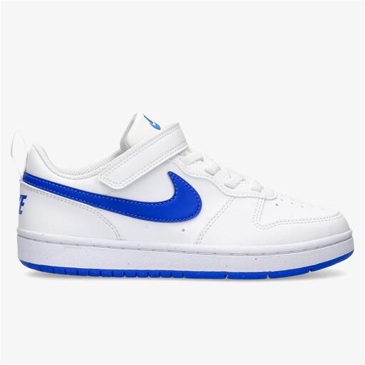 Nike Court Borough Low Recraft Blanco Zapatillas Velcro Niño Sprinter