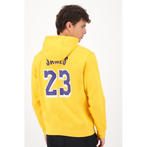 Angeles Lakers Nike Sudadera Lakers Amarilla Nike L James LA