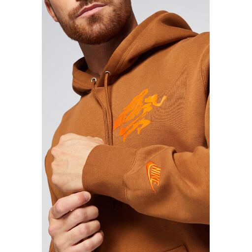 Nike Goddess Marrón Sudadera Capucha Hombre Sprinter