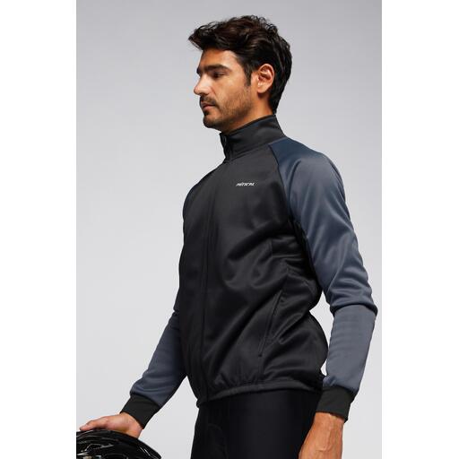 Montaña Chaqueta Ciclismo Invierno Outlet Mítical Plata Negra