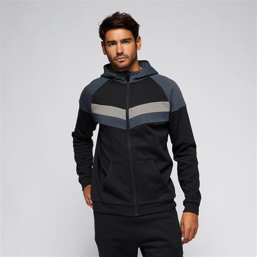 Chandal Felpa Silver Negro Chandal Hombre Sprinter