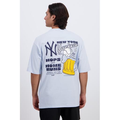 New Era Mlb Azul Camiseta Oversize Hombre Sprinter