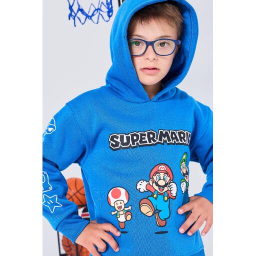 Sudadera Super Mario Azul Sudadera Niño Sprinter