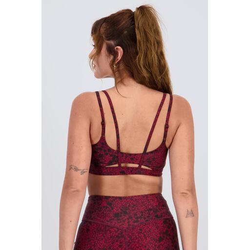 PUMA Tops de Training de Mujer W Tropical Speed Bra - Low Rojo — foto 5