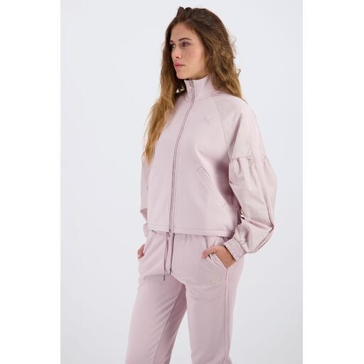 PUMA Chaqueta de Casual de Mujer HER Full-Zip Relaxed DK Jacket Rosa — foto 3