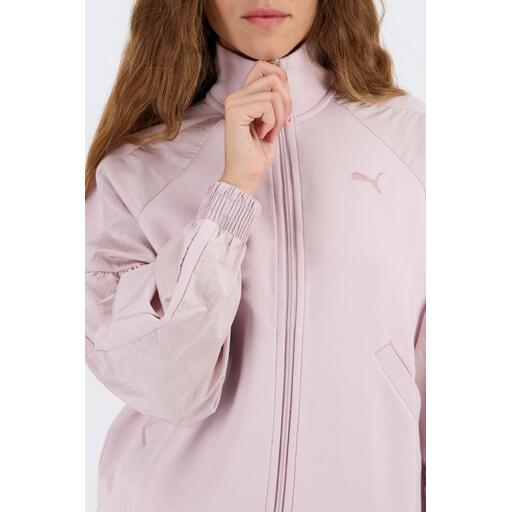 PUMA Chaqueta de Casual de Mujer HER Full-Zip Relaxed DK Jacket Rosa — foto 4