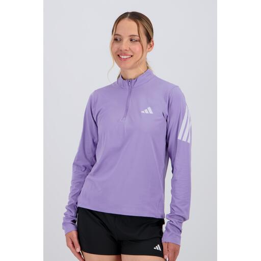 Sudadera Media Cremallera adidas (morado)