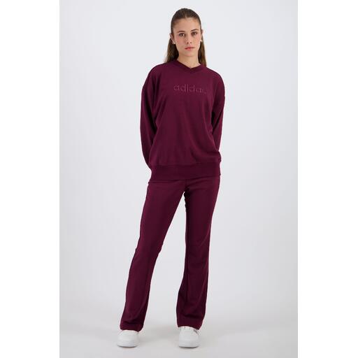 adidas Pantalones de Casual de Mujer W SAT FT PT Rojo — foto 2