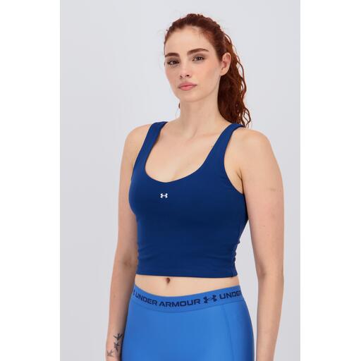 Under Armour Camiseta de mujer Motion Tank Azul marino — foto 3