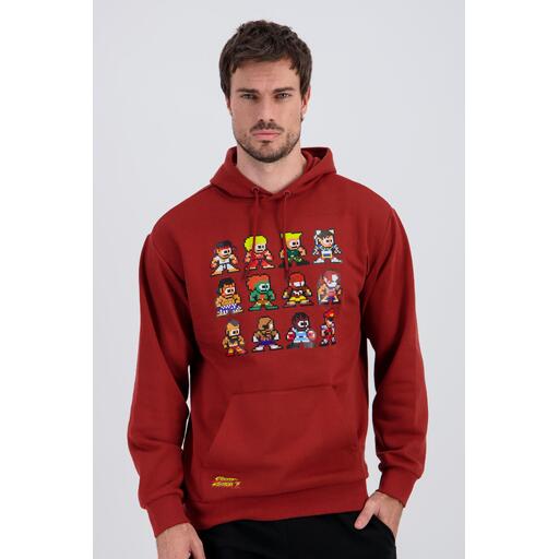 Sudadera Street Fighter (rojo)