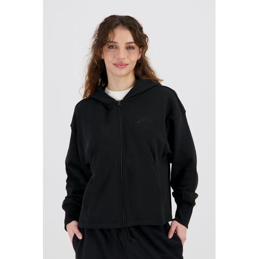 Sudadera Cremallera adidas (negro)