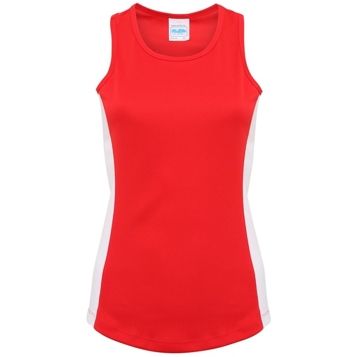 Camiseta De Tirantes Awdis Rojo Running Mujer Sprinter MKP