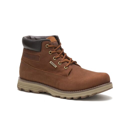Botas De Hombre Founder Waterproof Tx Caterpillar De Cuero En