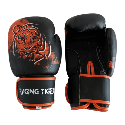 Guantes De Deportes De Contacto Raging Tiger Classic Negro