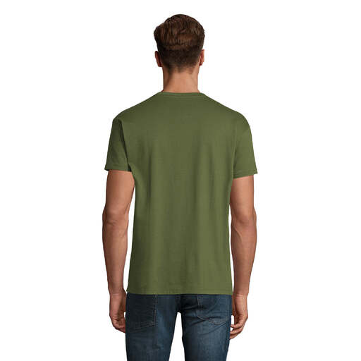 Camiseta Oversize Jupiter Verde Militar para Hombre
