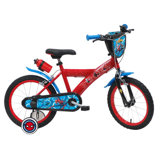 Bicicleta Niño 16 Pulgadas Spider-man 5-7 Años - Rojo