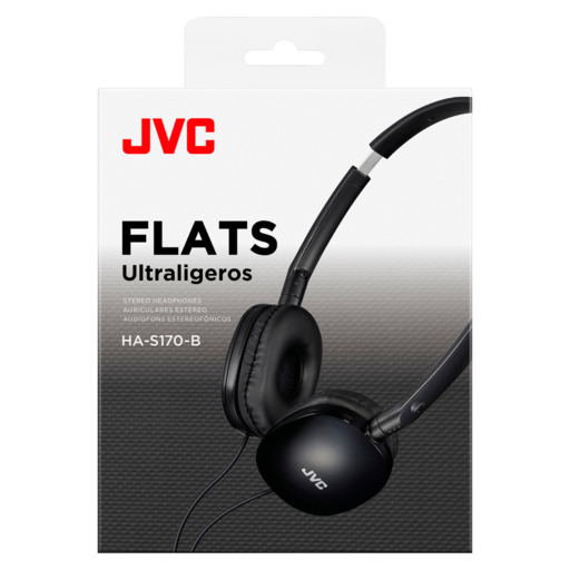 Auriculares Diadema De Cable Jvc Ha s170 b e Negro Plegables