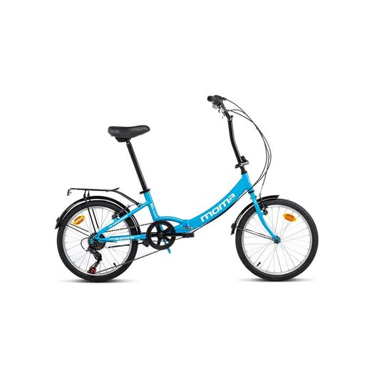 Bicicleta Plegable Urbana Moma Bikes Shimano First - Azul - Bicicleta  Plegable Firstclass 20