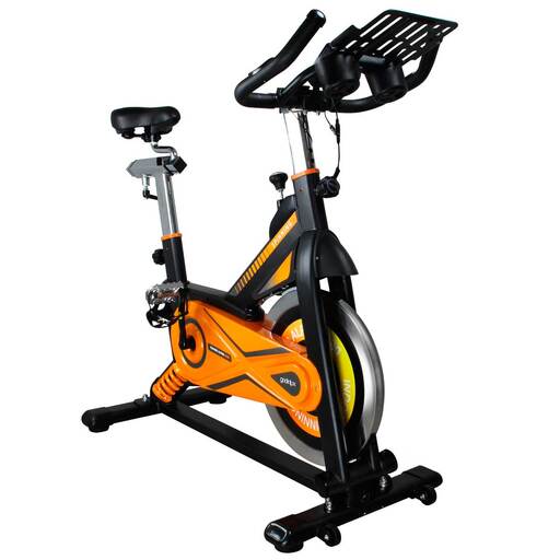 Bicicleta Spinning Alpine 8000. Inercia 25 Kg. Gridinlux