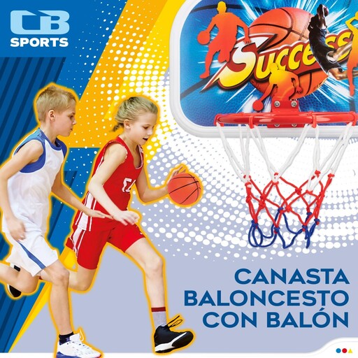 Canasta baloncesto niños con balón CB Toys