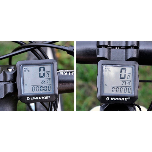Cuentakilómetros Digital Multifunción Bicicleta Inbike Ic528 - Negro