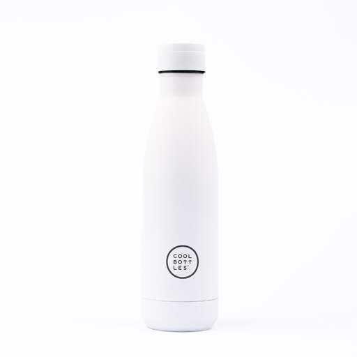 Botella Térmica Acero Inoxidable Cool Bottles. Mono White 500ml - Blanco -  Botella Térmica Para El Agua