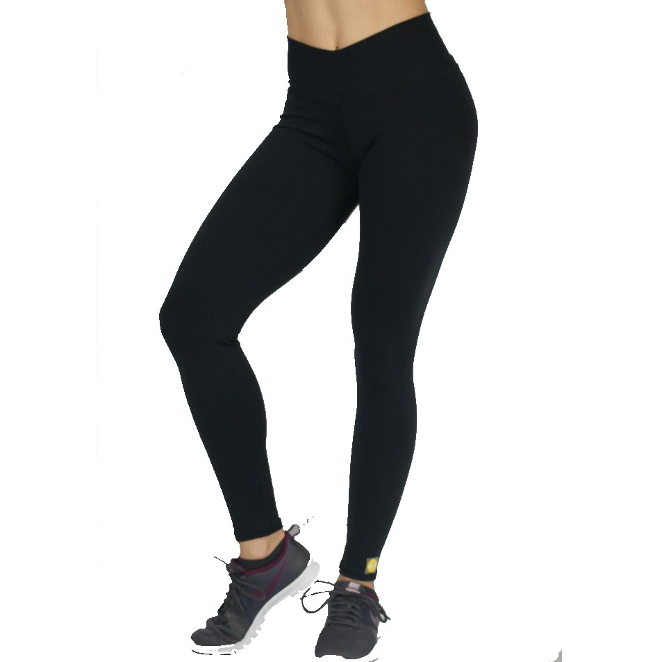 Leggins fashion negro deportivo