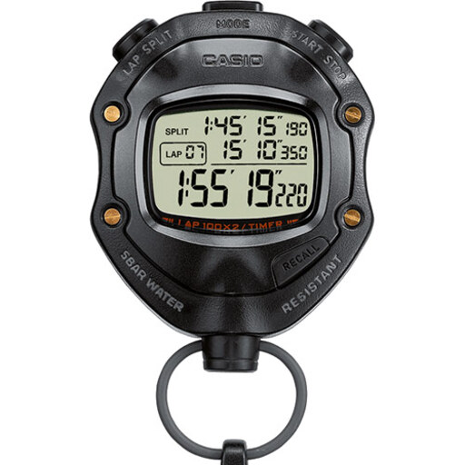 Cronómetro Casio Hs-80tw-1ef - negro - Reloj Deportivo